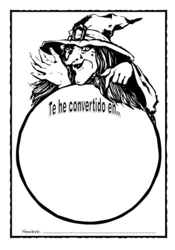 Fichas de escritura creativa Halloween 3