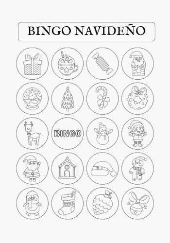 Fichas de navidad con juegos 3