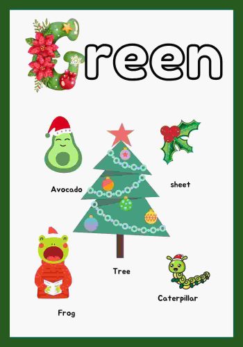 Fichas de navidad en inglés 1