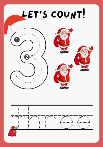 Fichas de navidad en inglés 2