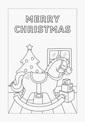 Fichas de navidad para colorear 3