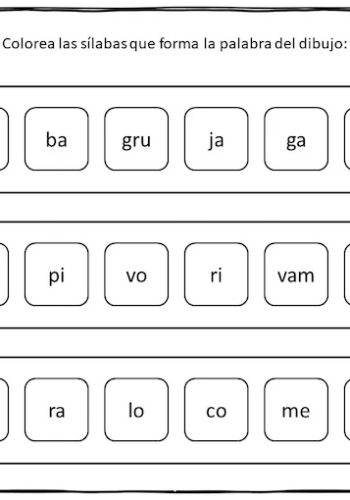 Fichas Fonológicas de Halloween para Niños 1
