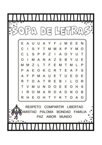 Ficha Día de la Paz Actividad 2