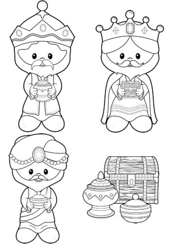 Ficha de Reyes Magos Personalizar 1