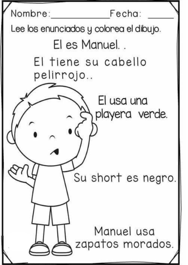 Fichas de lengua 5 primaria