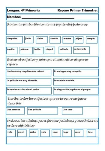Recursos interactivos para el aprendizaje de lengua en 4º primaria 1