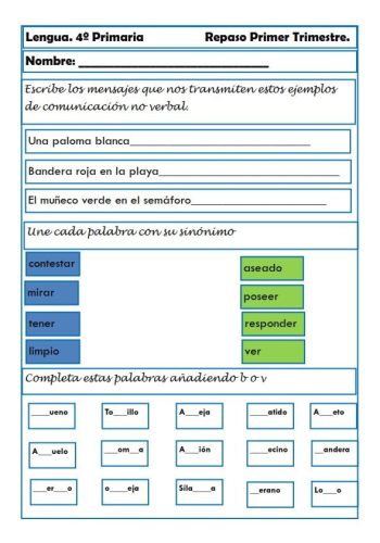 Recursos interactivos para el aprendizaje de lengua en 4º primaria 3
