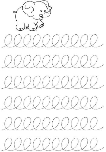 Actividades y ejercicios para practicar la escritura con fichas de caligrafía 3