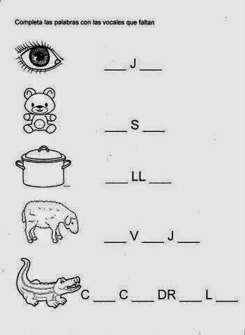 Descarga gratuita de ficha de vocales en formato PDF 2