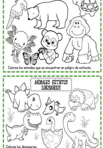 Actividades para colorear y aprender sobre animales 3