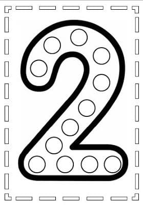 Actividades prácticas para aprender con fichas de número 2 1