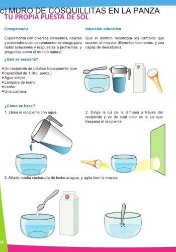 Actividades prácticas y experimentos científicos en fichas de ciencias naturales 1