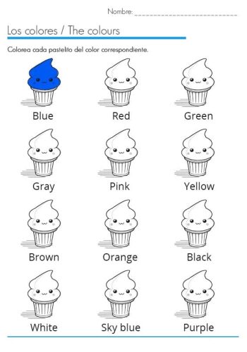 Actividades y ejercicios para aprender los colores primarios 3