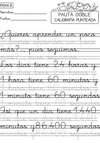 Fichas para trabajar las sílabas y formar palabras 3