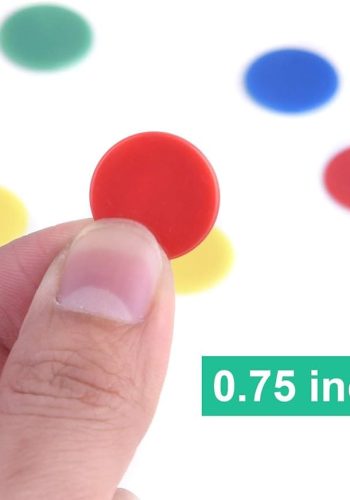 Aplicación de las fichas de plástico transparentes en actividades de conteo y bingo 3