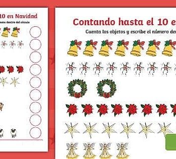 Aplicación de los números ordinales en actividades de Navidad 3