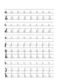 Aprender diferentes estilos de letra 1