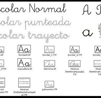 Aprender diferentes estilos de letra 3