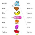 Fichas de colores para preescolar