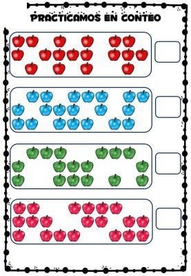 Aprendizaje matemático y juegos de conteo 3