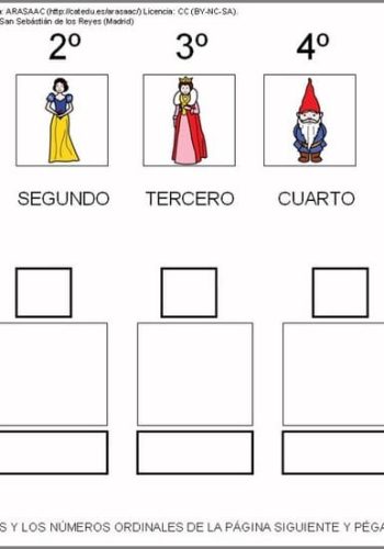 Celebraciones y eventos temáticos para practicar los números ordinales 3