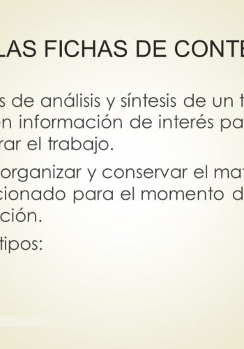 Consejos para elegir y utilizar adecuadamente las fichas bibliográficas de colores 3