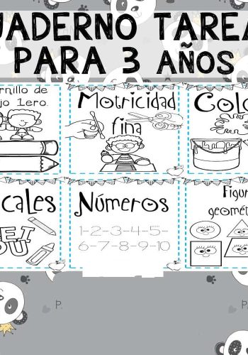 Cuaderno de actividades en PDF para niños de 2 y 3 años 1