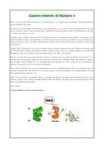 Cuentos infantiles para introducir los números del 1 al 5 1