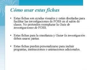 Definición y utilidad de las fichas 3