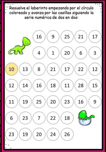 Ejemplos de actividades y juegos para reforzar las habilidades numéricas 3