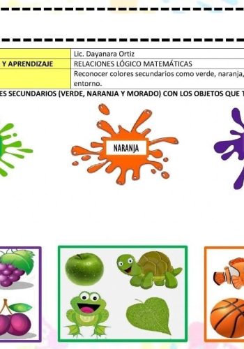 Estimulación del aprendizaje de los colores 3