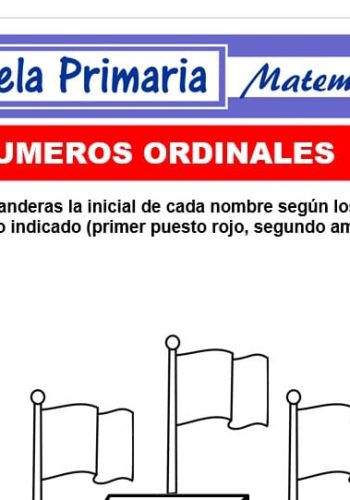 Definición de números ordinales 3