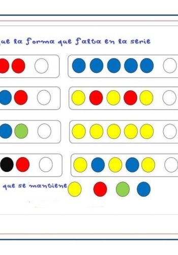 Fichas de colores específicas para agrupamiento y resolución de problemas 2