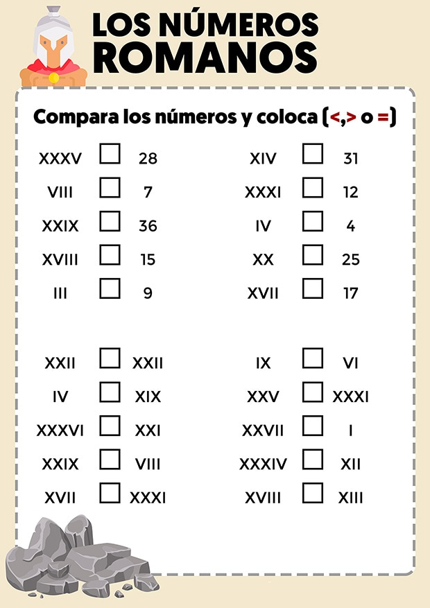 Fichas de números romanos: Una herramienta educativa para el aprendizaje