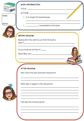 Fichas de lectoescritura y escritura creativa en inglés 1