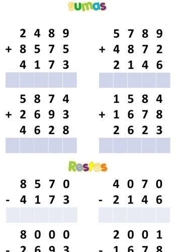 Fichas de operaciones basicas 1