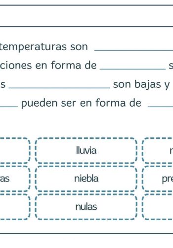 Fichas de repaso 4 primaria de Ciencias Naturales 1