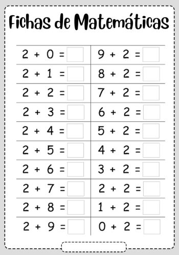 Fichas de sumar para desarrollar el razonamiento lógico 3