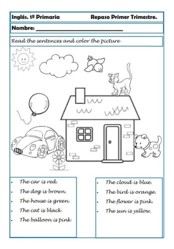 Fichas para desarrollar la competencia lingüística en inglés 1