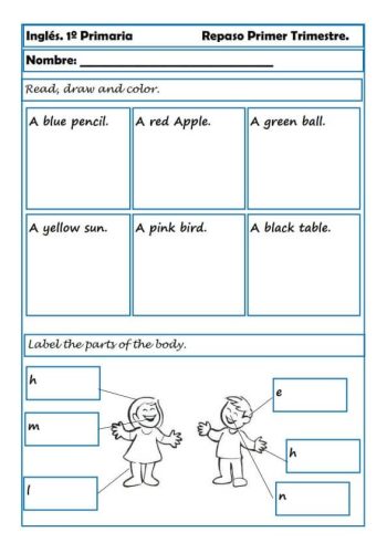 Fichas para desarrollar la competencia lingüística en inglés 3