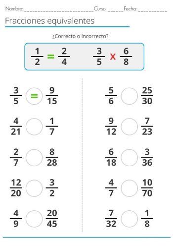 Fracciones y números decimales 2