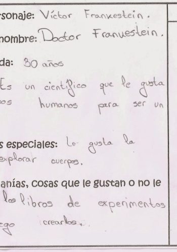 Historial y objetivos del personaje 2