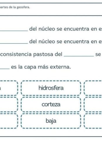 Integración de conceptos básicos de geología, química y biología en las fichas 3
