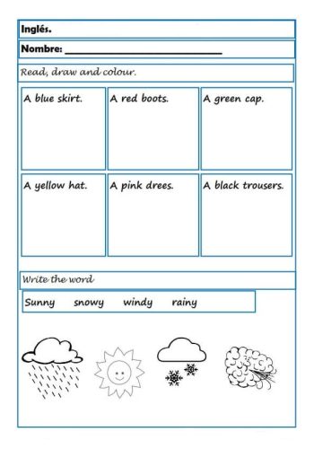 Integración de las fichas de inglés 5 primaria en el plan de estudios 3
