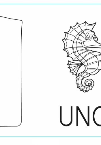 Juegos y actividades para colorear y contar el número 1 1