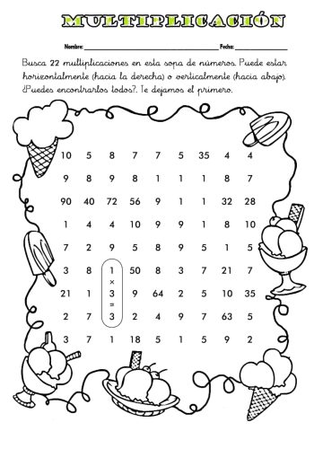 Juegos y actividades prácticas sumas 3