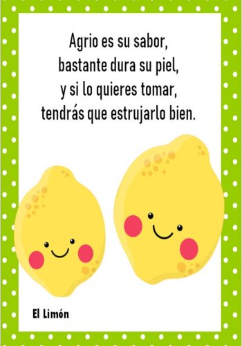 Juegos y adivinanzas relacionados con frutas y verduras 3