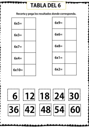 Multiplicaciones y divisiones 3