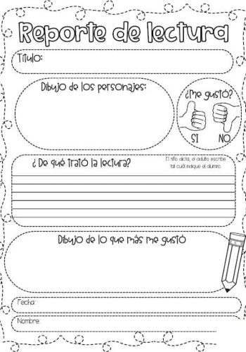 Fichas de lectura 4 primaria