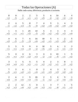 Operaciones básicas adición y sustracción 3